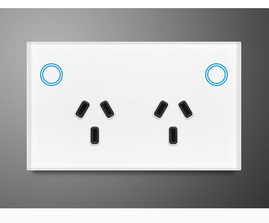 Electrical Power point Modern tempered glass SAA Certification