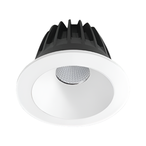 VIBE ROUND RECESSED LED DOWNLIGHT 13W 3000K TRIAC DIM 50DEG CRI90 MATT WHITE